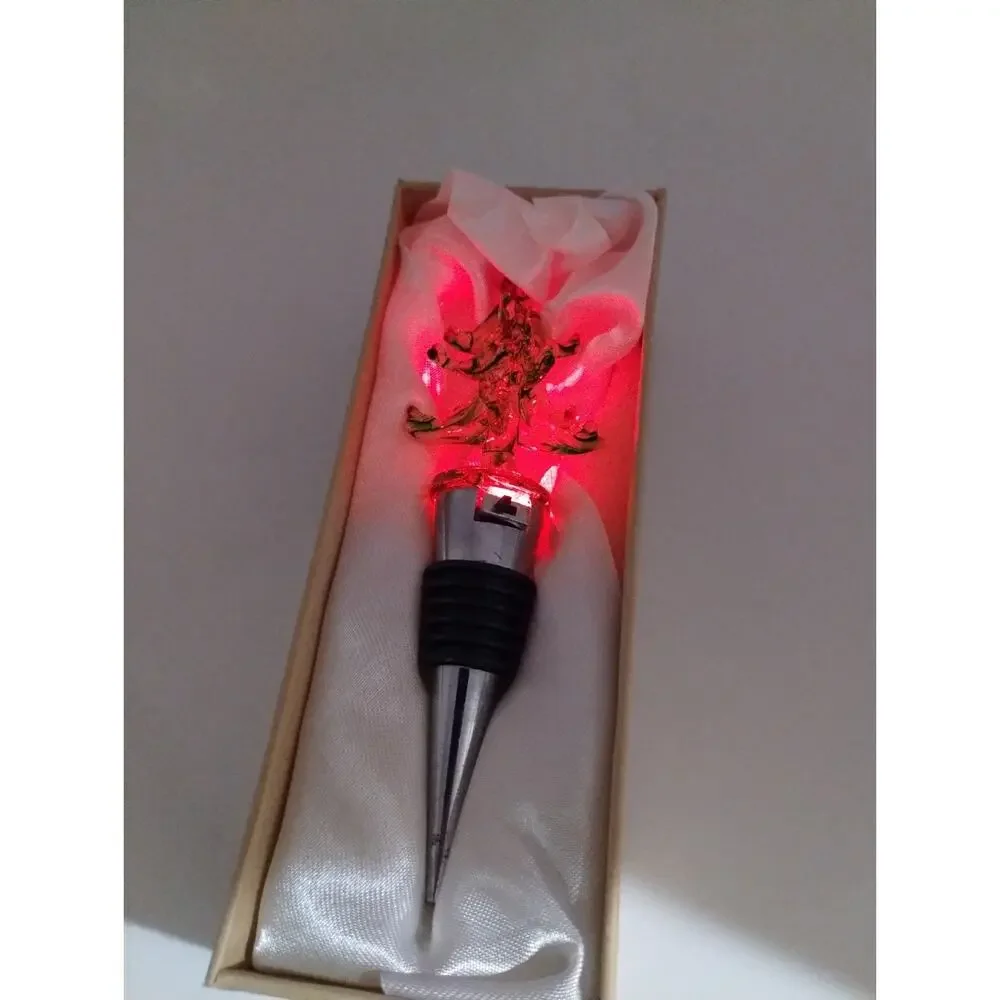 Ashley Nicole Designs Holiday Tree Wine Bottle Stopper Party - Multi Color Light